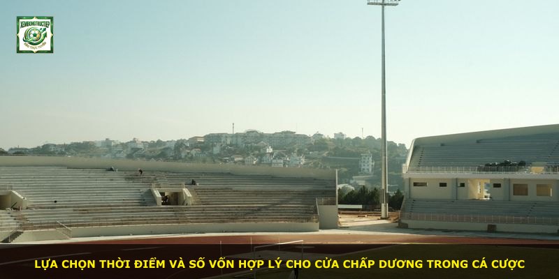 Lựa chọn thời điểm và số vốn hợp lý cho cửa chấp dương trong cá cược